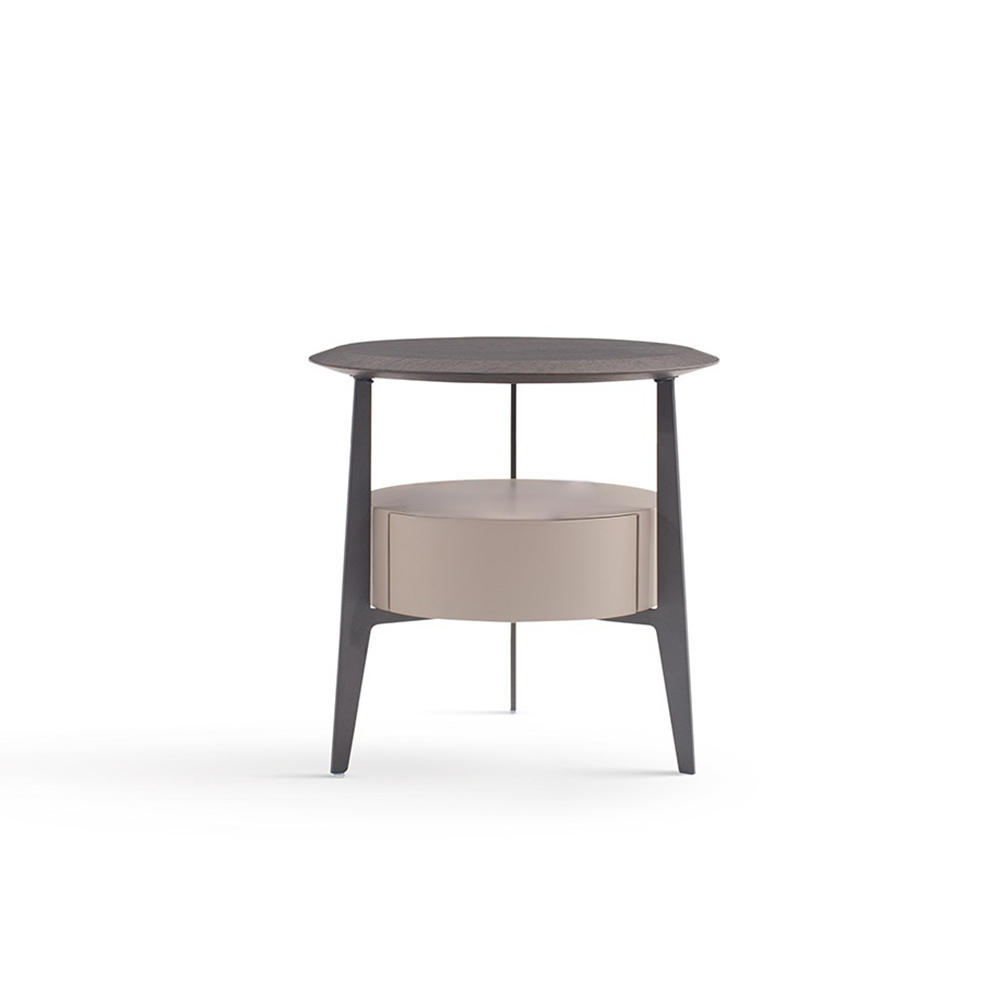 Minimalist Organic Shaped Nightstand For Bedroom - Image 4